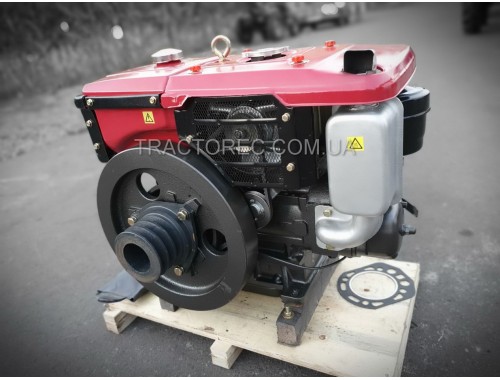 Двигун дизельний ДМТЗ R190NLUX преміум збірки максимальною потужністю 11 к.с, водяне охолодження, генератор, вага 110 кг, для мототрактора, мотоблока, трактора